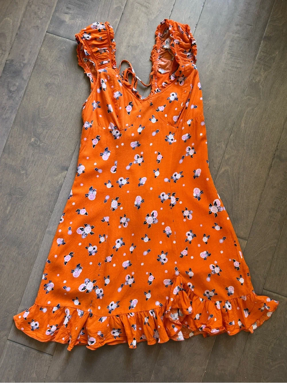 Free People Like A Lady Printed Mini Dress